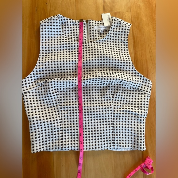 Lucy Paris Sleeveless Cropped Cut Out Tank - Picture 2 of 5